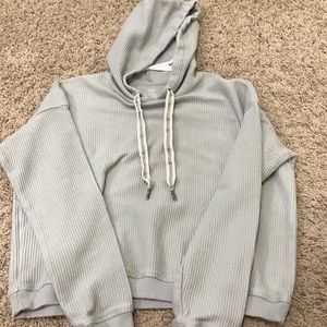 Aerie cropped textured sweater